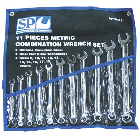 SP - 11PC METRIC COMBINATION SPANNER SET 